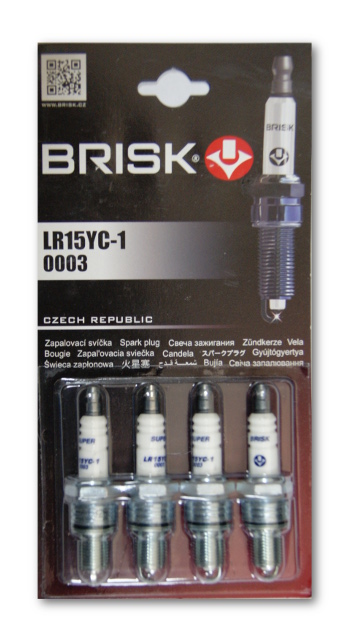 Свечи зажигания Бриск LR15YC-1 инжектор 8-кл 4шт.